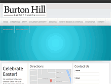 Tablet Screenshot of burtonhill.org