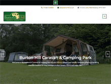 Tablet Screenshot of burtonhill.co.uk